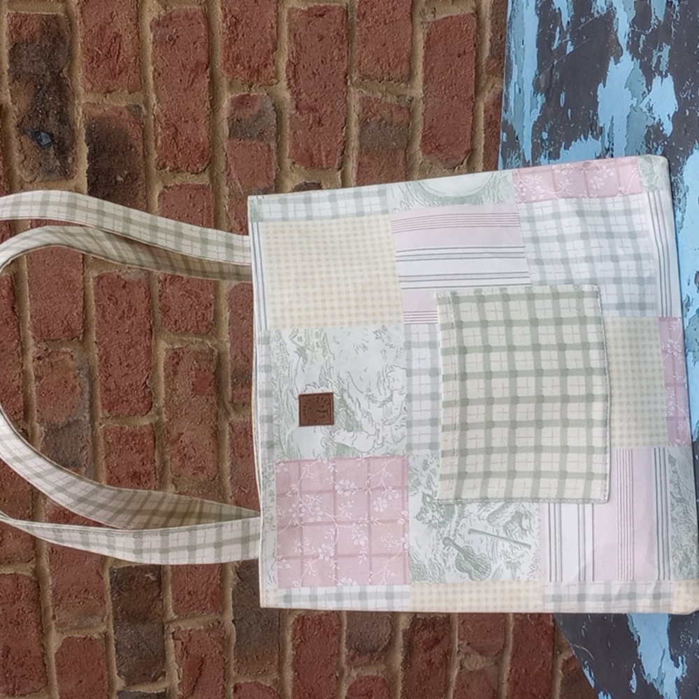 Patchwork Medium Tote - Pastel Multicolor - image 2